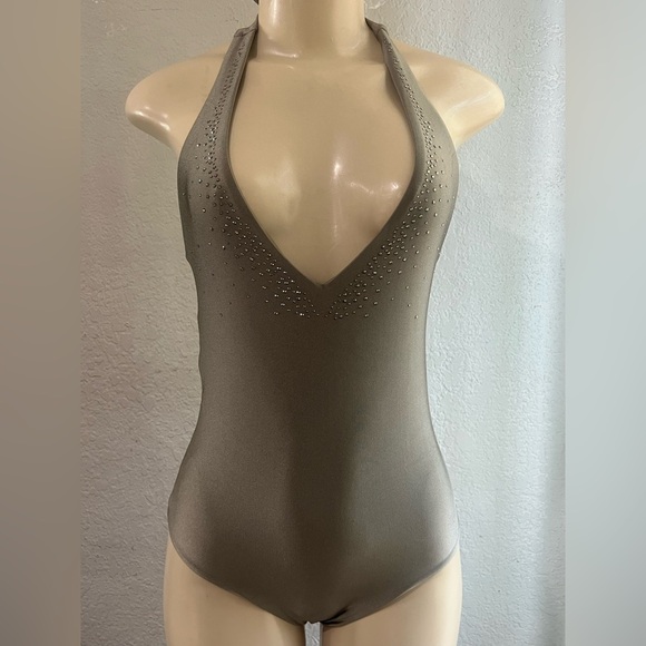 SWAROVSKI elements swimsuit  size Med one piece NWT - Picture 1 of 9